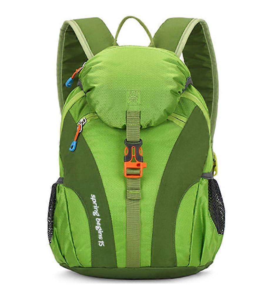 15L Ultralight Hiking Backpack, Packable Foldable Daypack for Travel, Camping, Outdoor Sports - Green