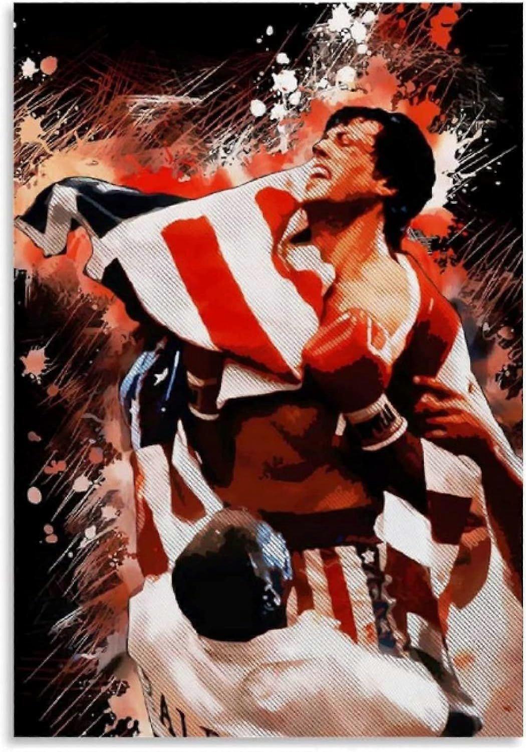 بانوراما الألغاز 1000/500/300 قطعة الخشب تجميع صورة روكي بالبوا ملصق الكبار ألعاب تعليمية Fj005Qx