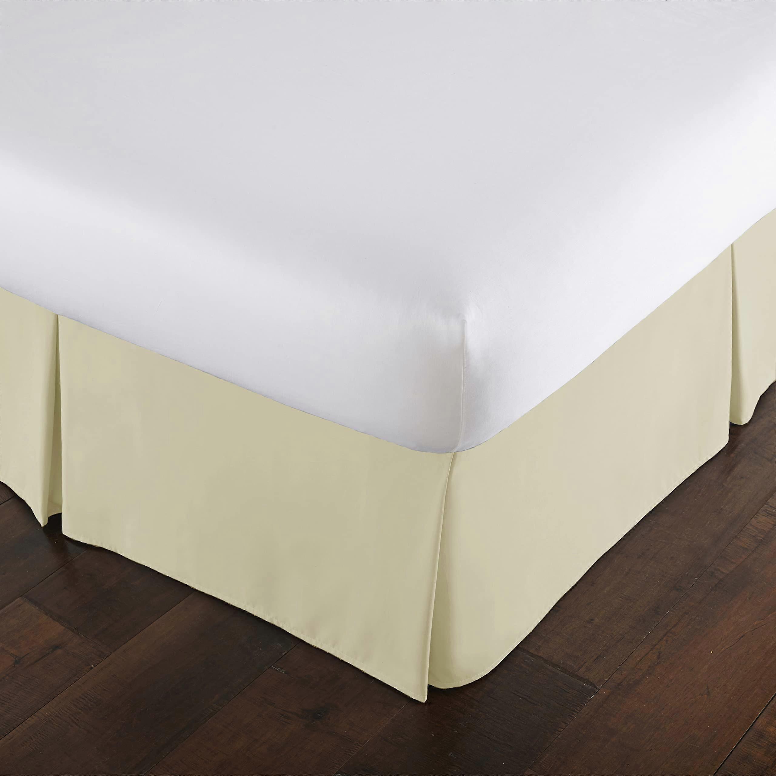 Luxury Pleated Bed Skirt Bedding Dust Ruffle Twin Size