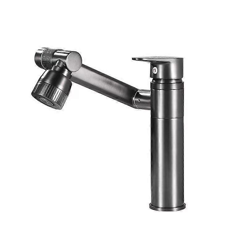 Tall Basin Mixer Tap 360 Rotation (Gray)