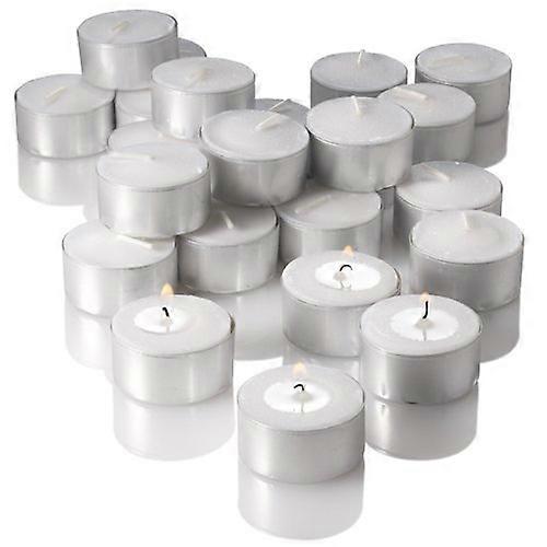 Tealight Candles Extended Burn Time White Unscented Set Of 400