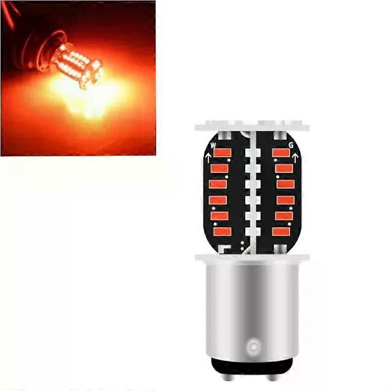 Motorcycle Strobe Led Brake Light 1157 BAY15D Led Super Bright 64pcs 3014SMD DRL Flash Reversing Stop Lamp Parking Tail Lamp