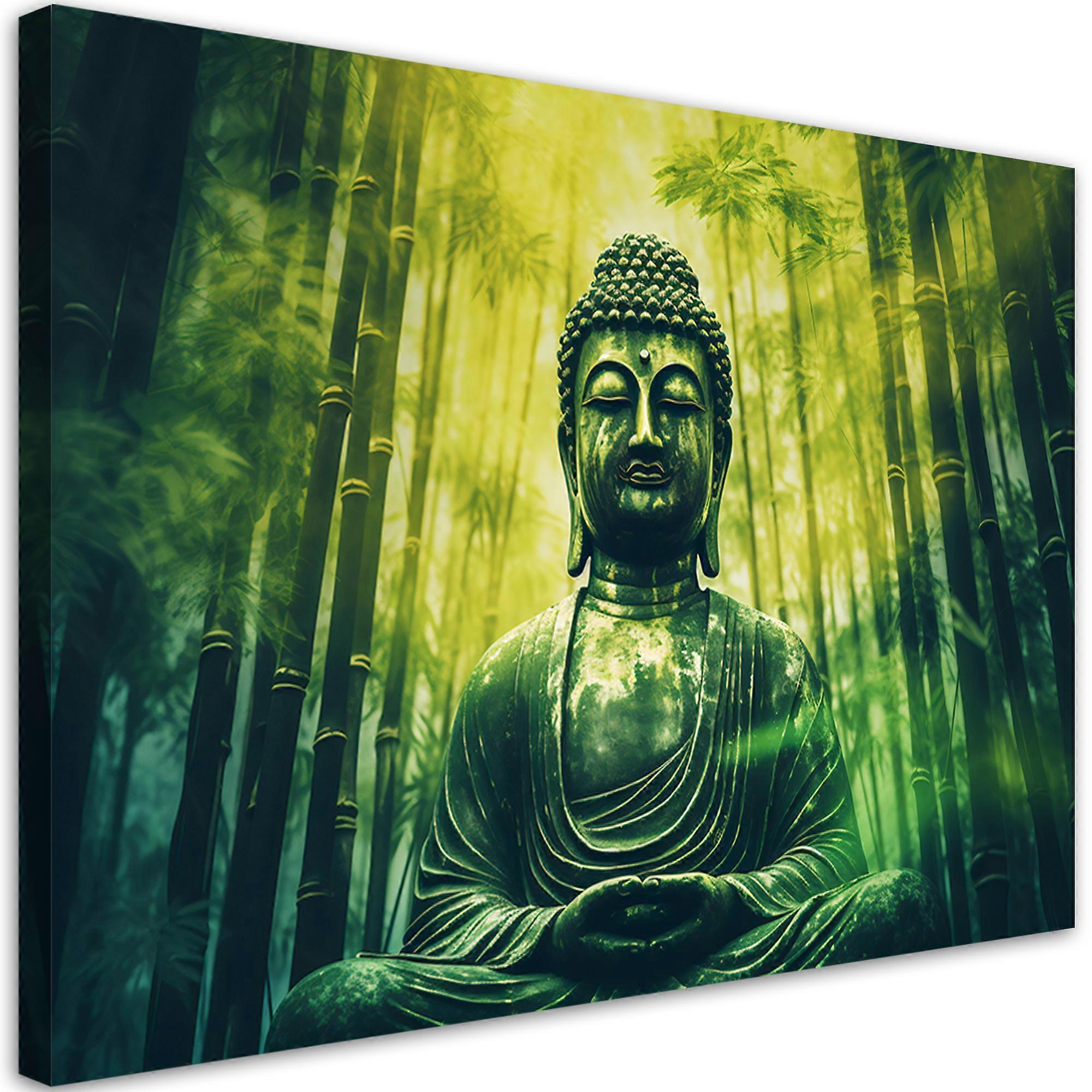 Obraz, Buddha a zen bambus - 90x60