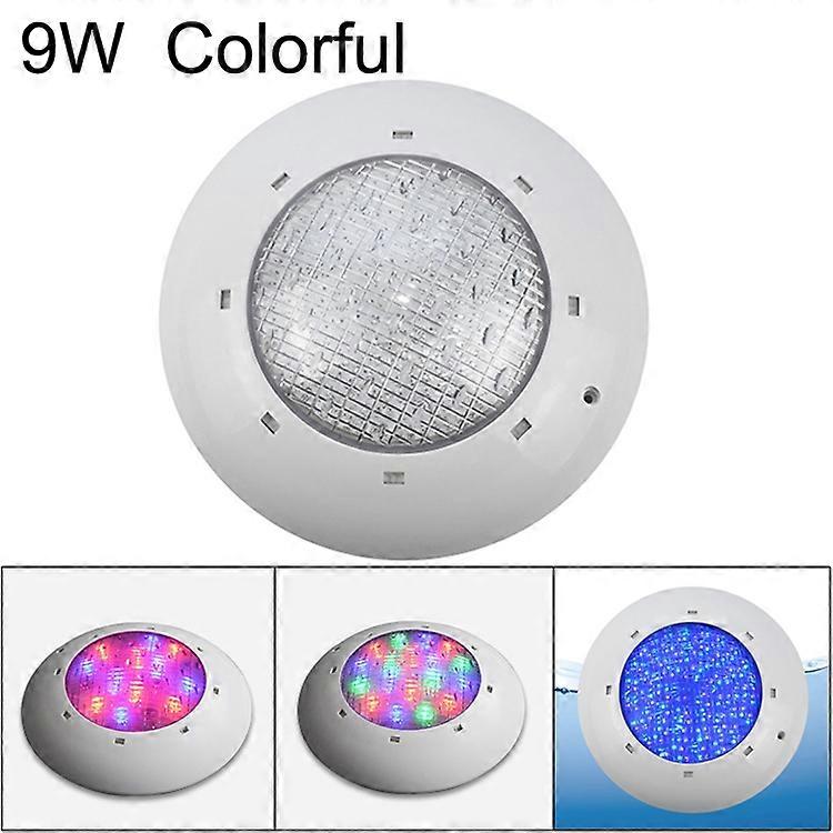 ABS Plastic Swimming Pool Wall Lamp Underwater Light 9W