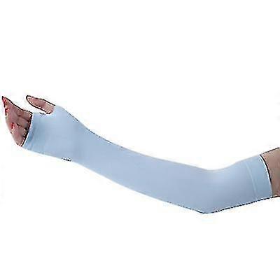 2ピースブルーアウトドアスポーツサイクリングキャンプ日焼け止めスリーブ、腕保護スリーブAz13886