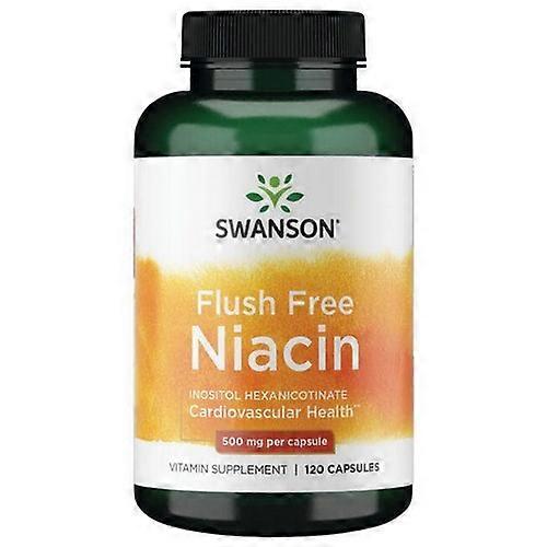Swanson Vitamins Flush Free Niacin,500 Mg,120 Caps