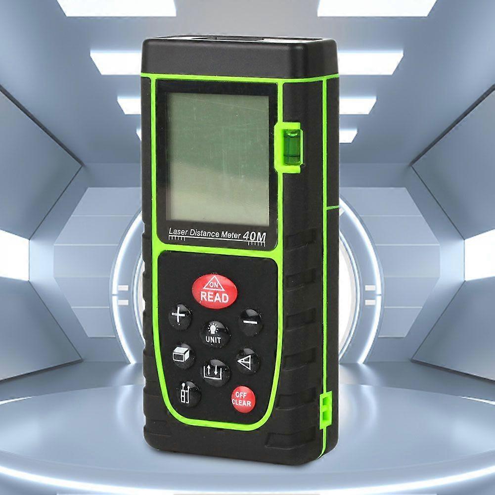 Digital Laser Distance Tester Handle Electronic Angle Sensor Accurate Laser Rangefinder 40M for Interior/Architectural Design