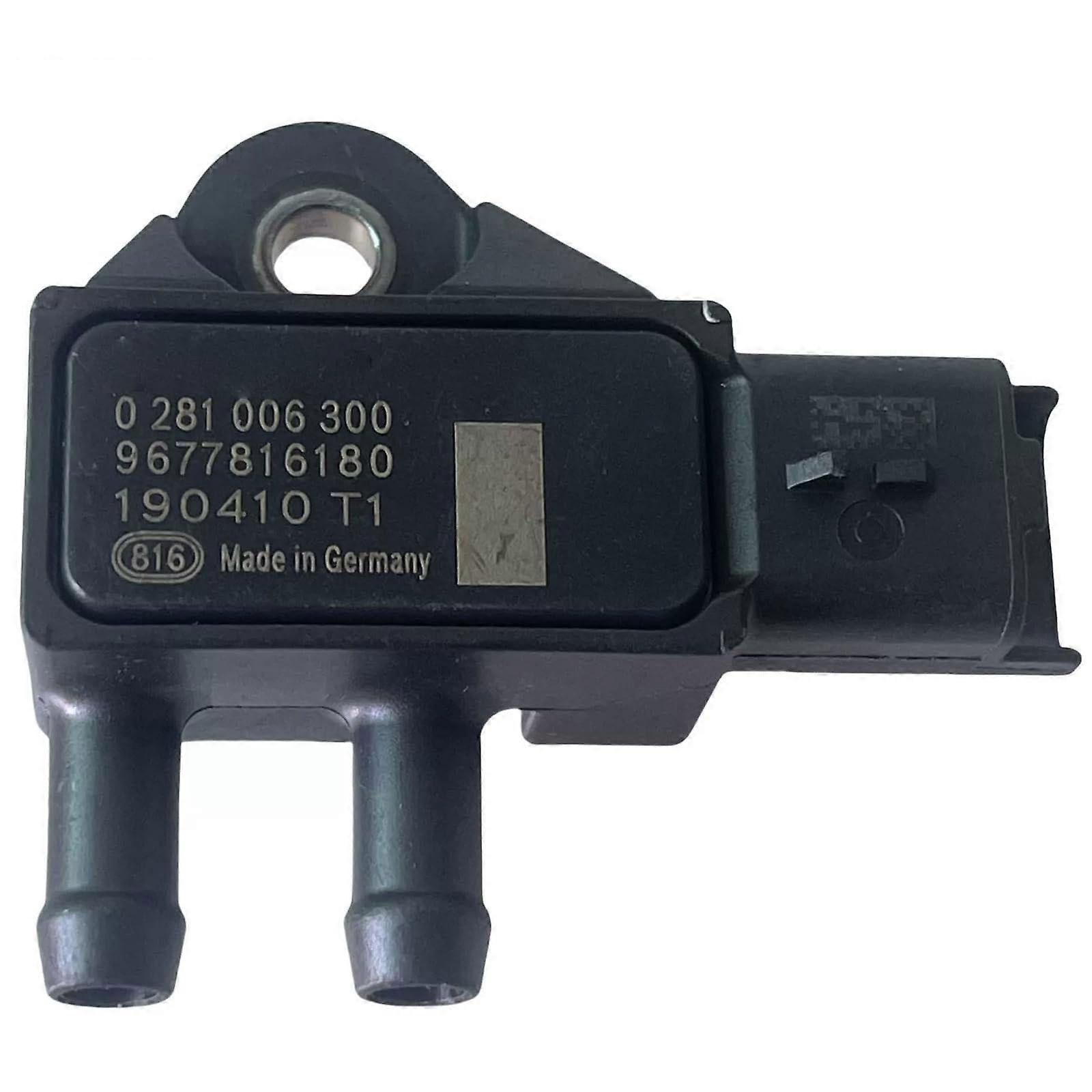 0281006300 9677816180 Differential Pressure Sensor Compatible with Citroen Peugeot