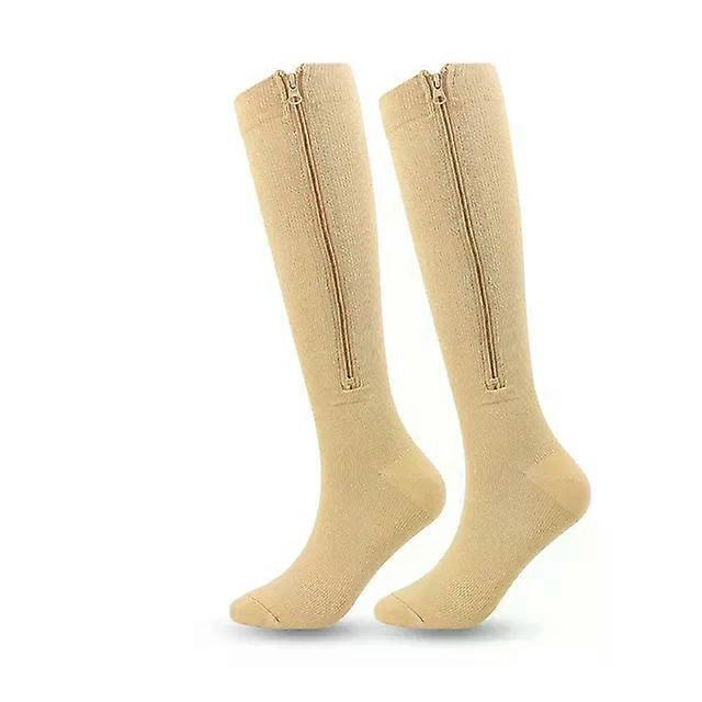 Yoga exercise socks Elasticity Nylon Closed Toe Pressure Stocking