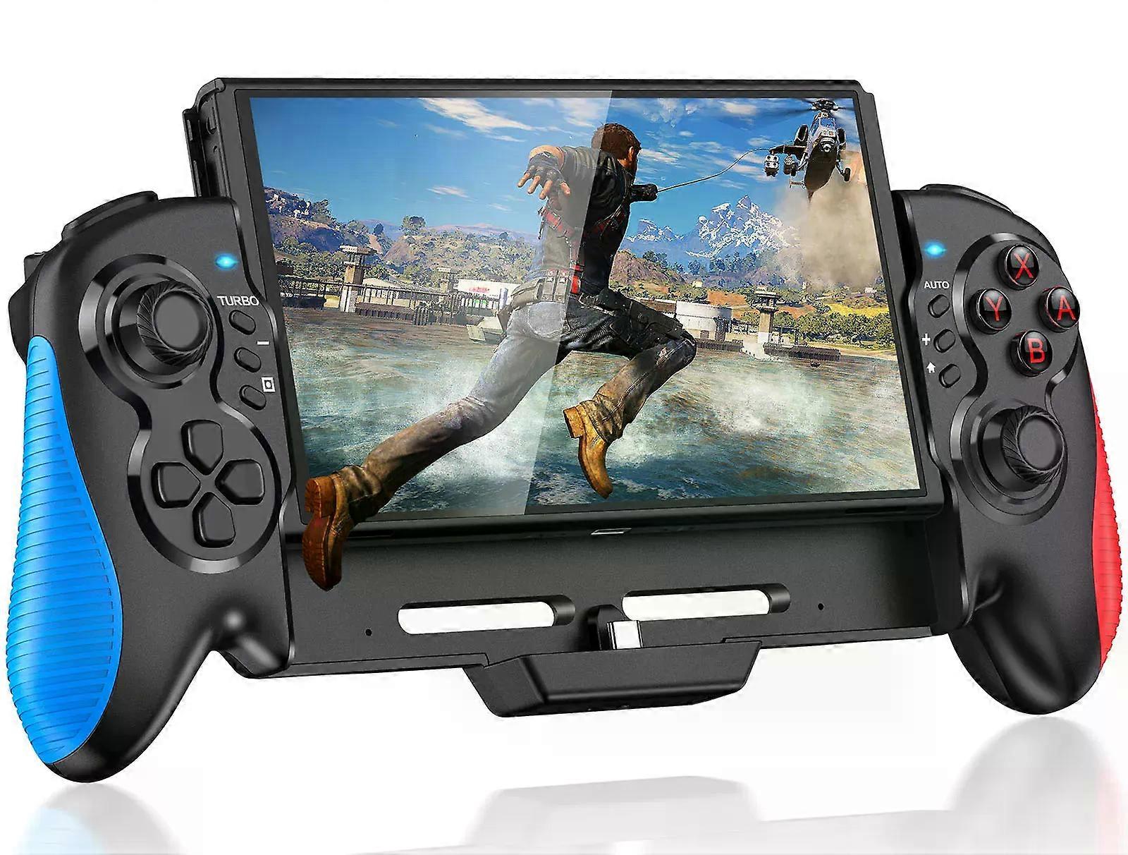 BEBONCOOL Ergonomic Joystick Controller compatible for Switch/compatible for Switch OLED Gamepad Joy Pad Wired 6-Axis Gyro Video Game Controller