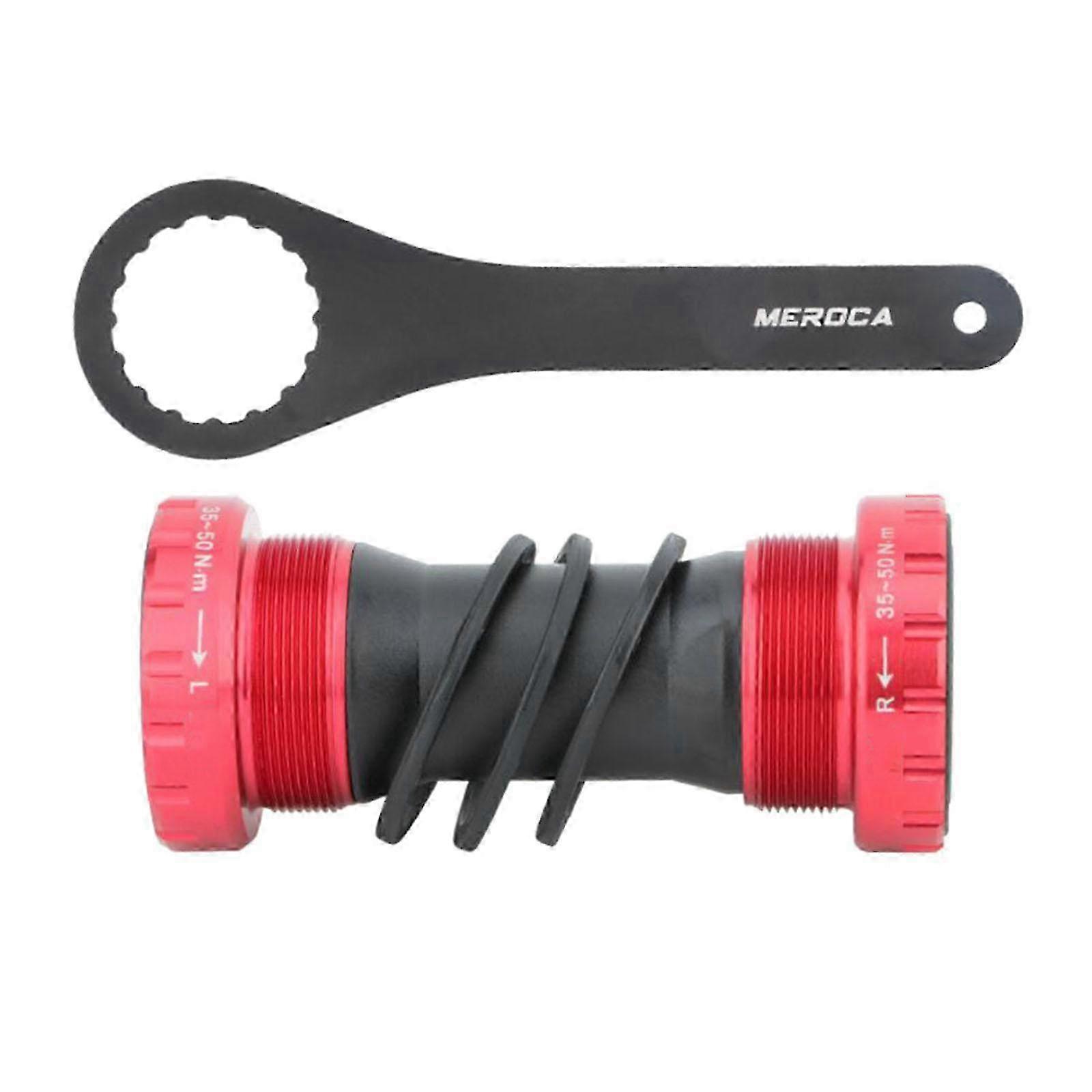 Mountain Bike Bottom Bracket Shell 68/73MM BB Thread Type Crankset Bearings-color: Red