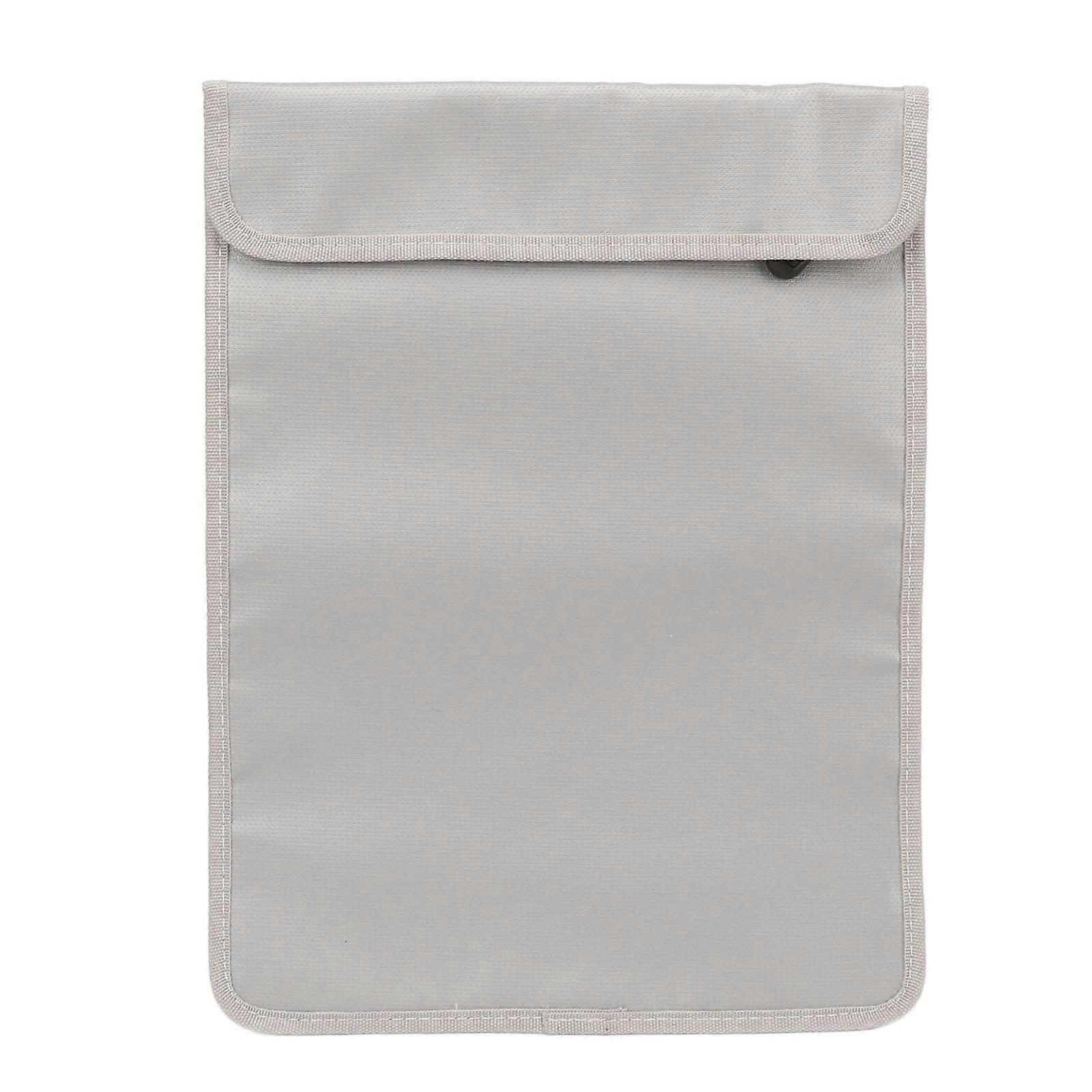 Fireproof Document Bag with Zipper - Heat Resistant, Waterproof, Portable, Secure Storage