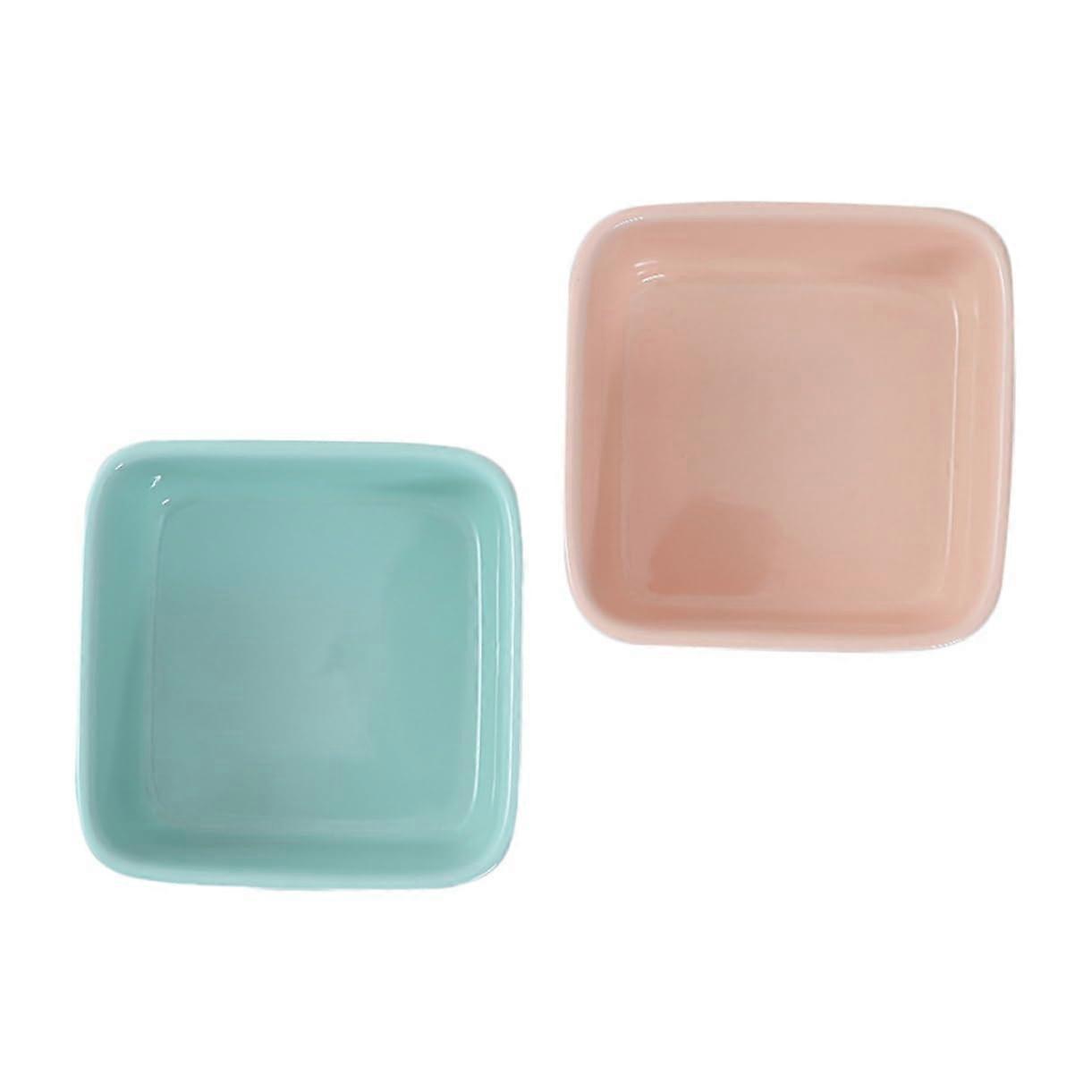 Dog Cat Ceramic Food Bowl for Chinchilla and Guinea Pig - Easy to Clean, Slip-Resistant, Multi-Function, 16 oz