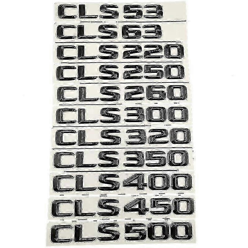 3d Abs Logo Cls53 Cls63 Cls220 Cls300 Cls350 Cls400 Emblem Letters Sticker Car Trunk Badge Compatibl