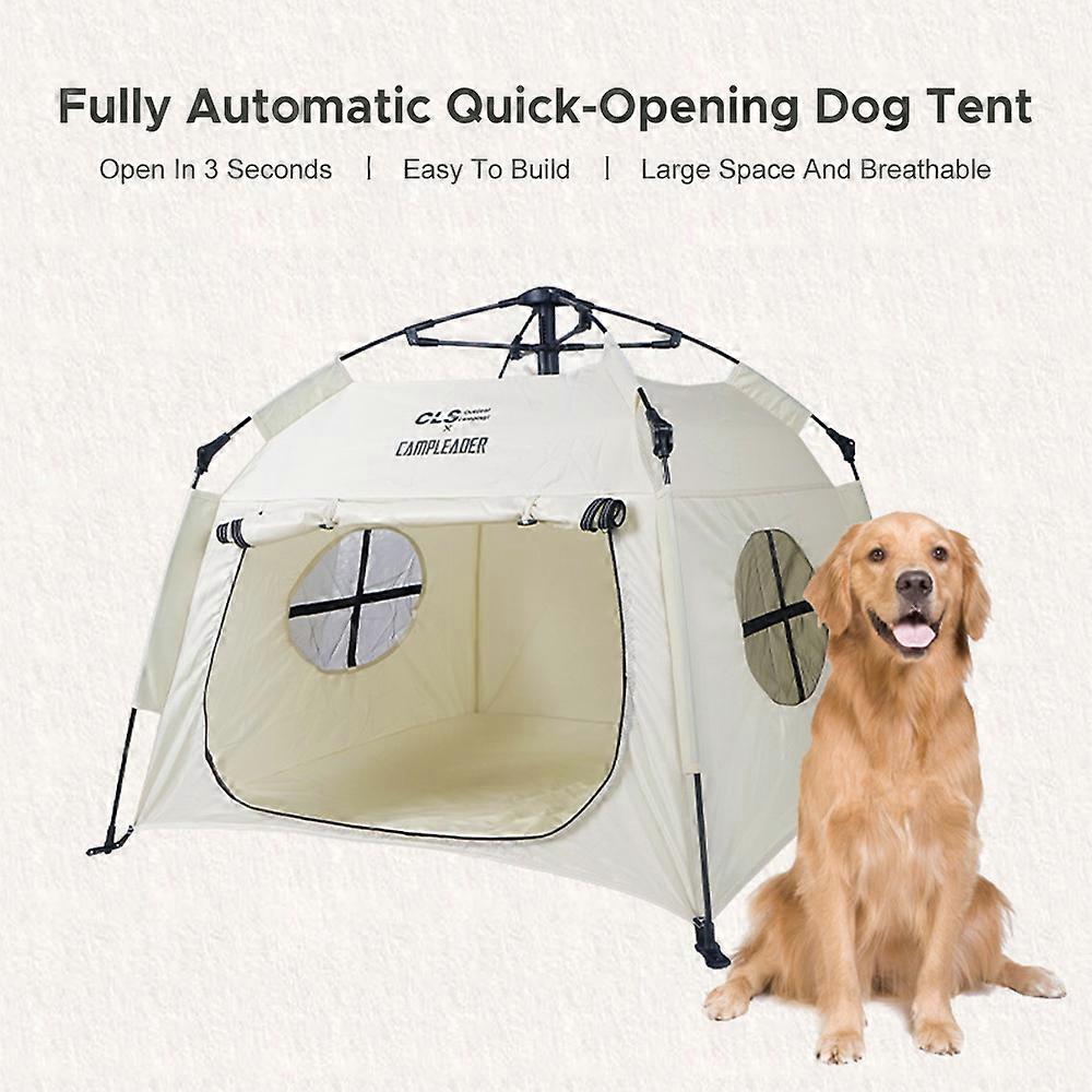 Portable Pet Tent Foldable Pet Playpen for Dogs and Cats Indoors/Outdoors Fully Automatic Waterproof Pet Tent with Carrying Bag