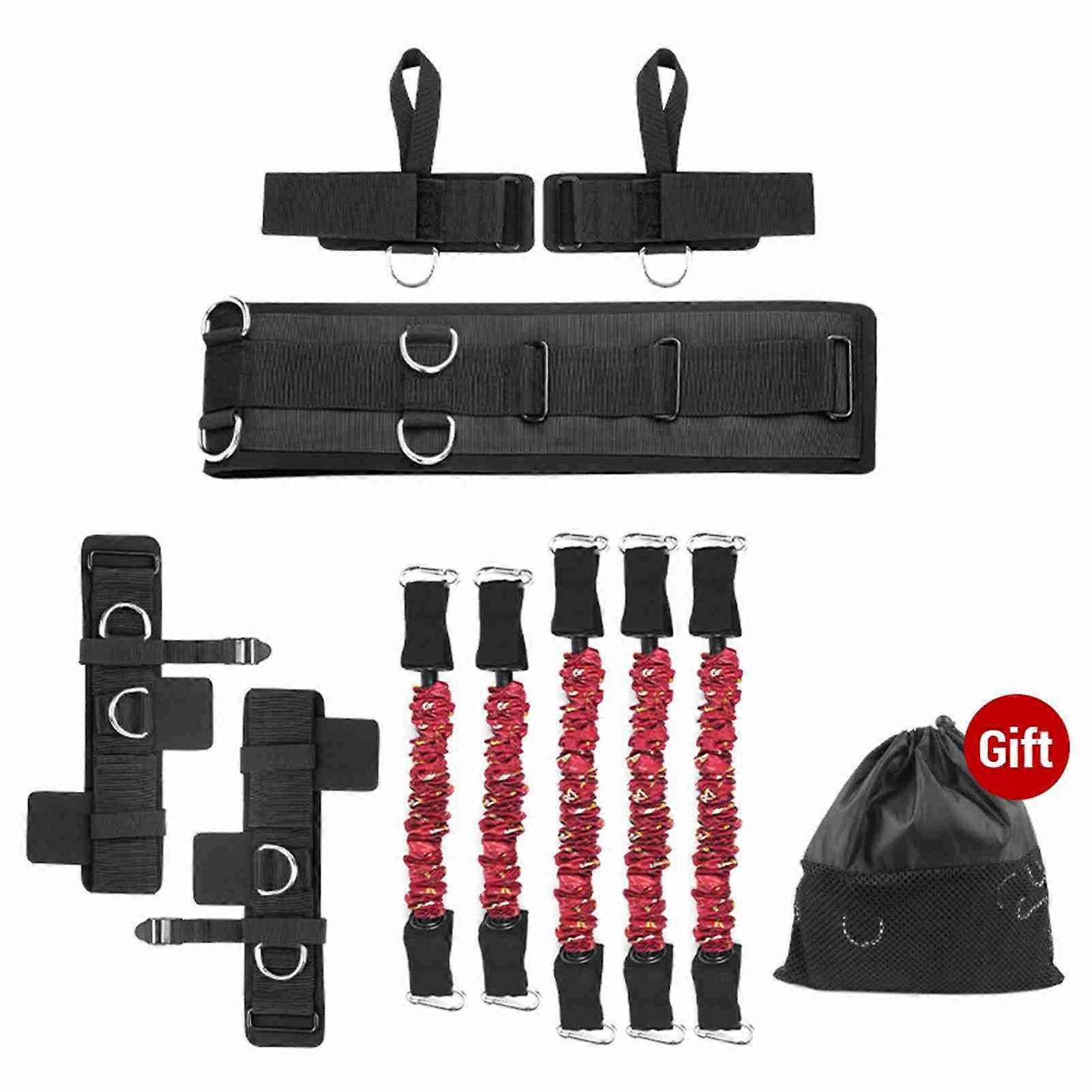 Boxing Resistance Bands Set Speed and Agility Resistance Trainer Bands for Boxing Muay Thai Karate Combat