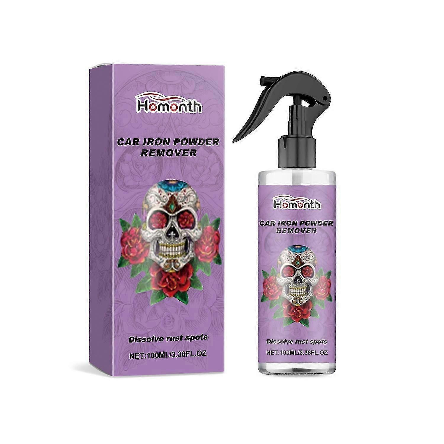 Homonth Multi-Purpose Wheel Rust Spray, Car Wheel Hub Yellow Rust Polishing Clean Stains