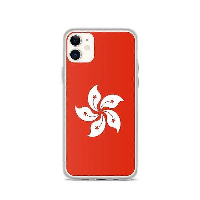 Phone Case - PIXELFORMA - Hong Kong Flag - Compatible with iPhone 11 - Flexible - Shockproof