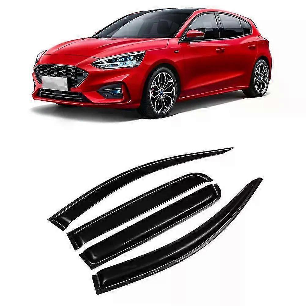 Applies to Suitable for Suitable ford Focus MK4 2019-2024 Cars Accessories Window Visors Rain Sun Guard Vent Wind Deflector Weathershield Slim Mouldin
