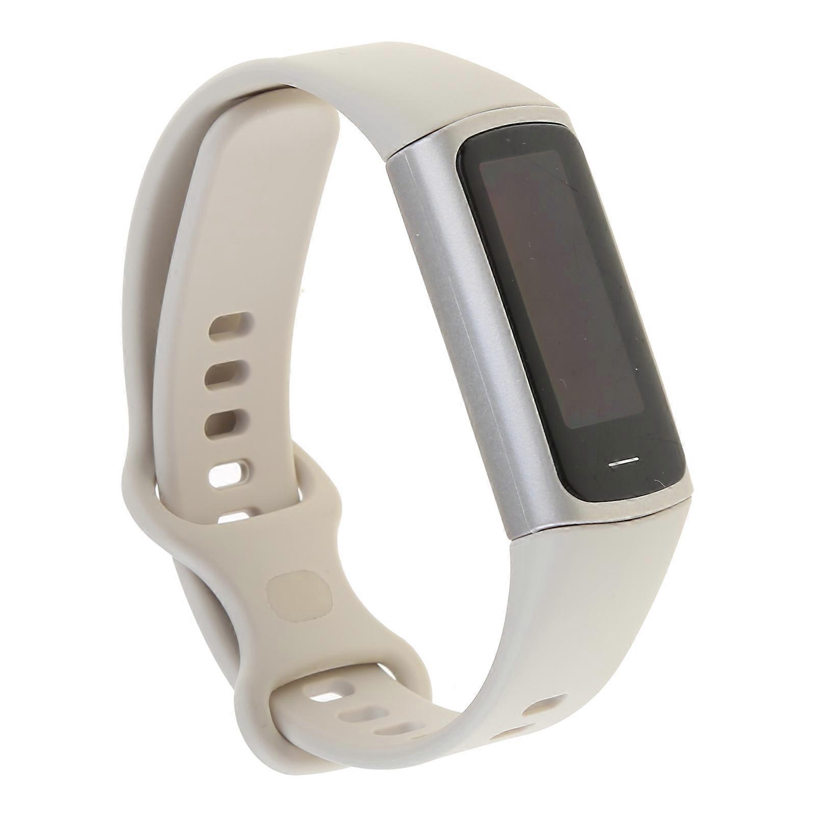 Smartwatchs Fitness Tracker Heart Rate Exercise Equipment Sleep Monitor Multi Sport Modes Call Reminder Fit for Charge 6  Silver