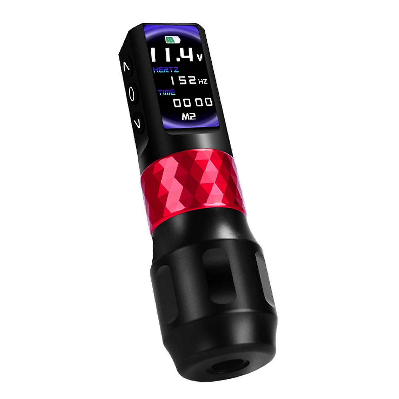 Wireless TattooTool Fast Convenient Charging Strong Motor Quiet Operation Three Memory Modes Suitable for Studios Salons  Red