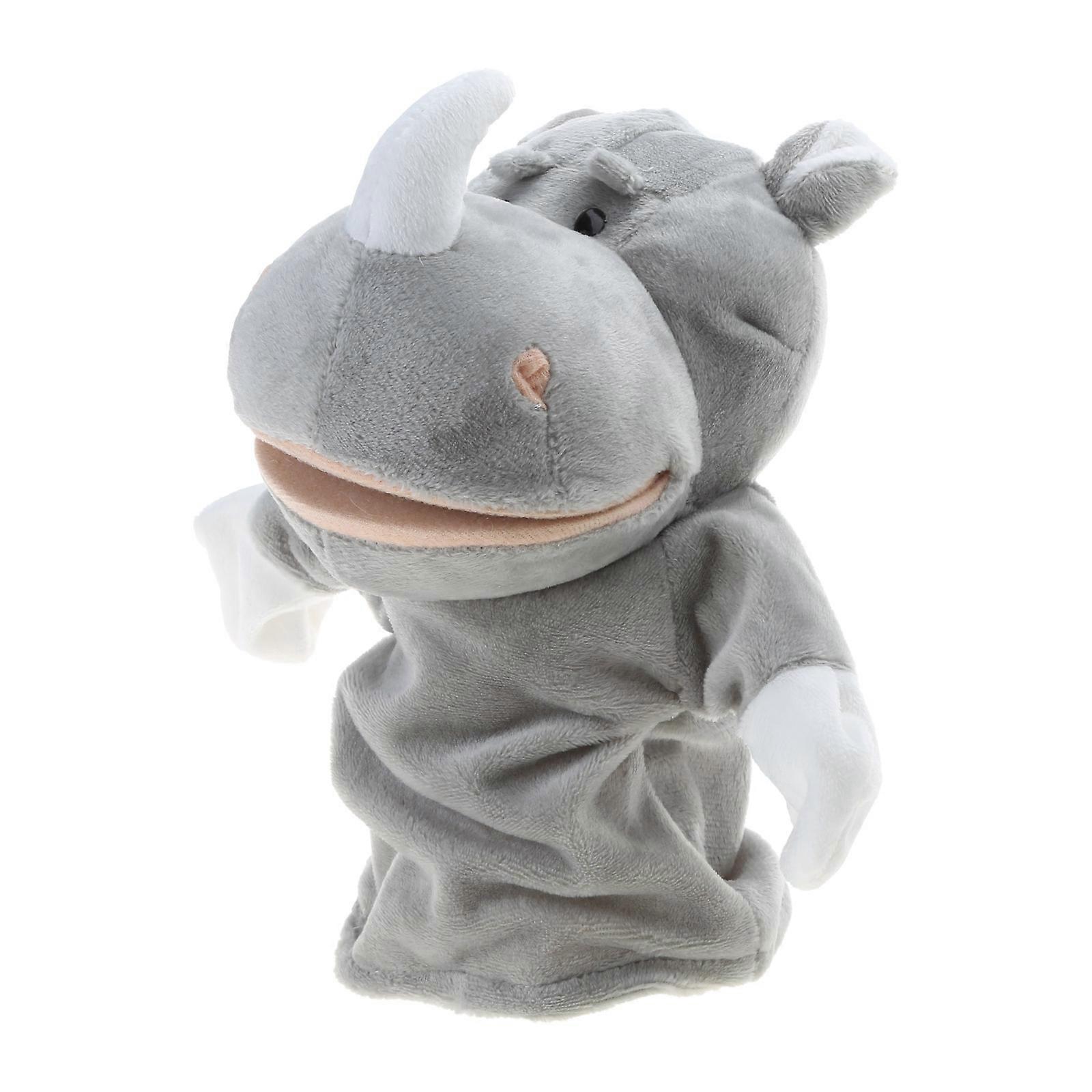 Plush Hand Puppet Finger Doll Toy Soft Hand Toy Puppets for Kindergarten Toddler Family Interactive Game Prop Multicolor