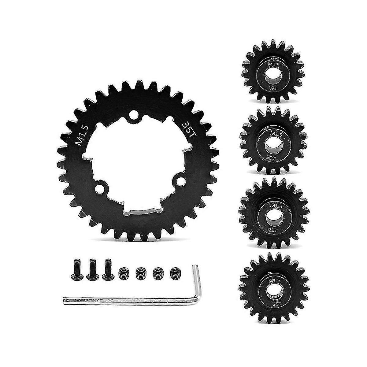 1.5 Modulus 35t Spur Gear M1.5 fogaskerék öltöny 6447x 6448x 1/5 6s 8s 1/6 Xrt RC autó fejlesztési alkatrészek B