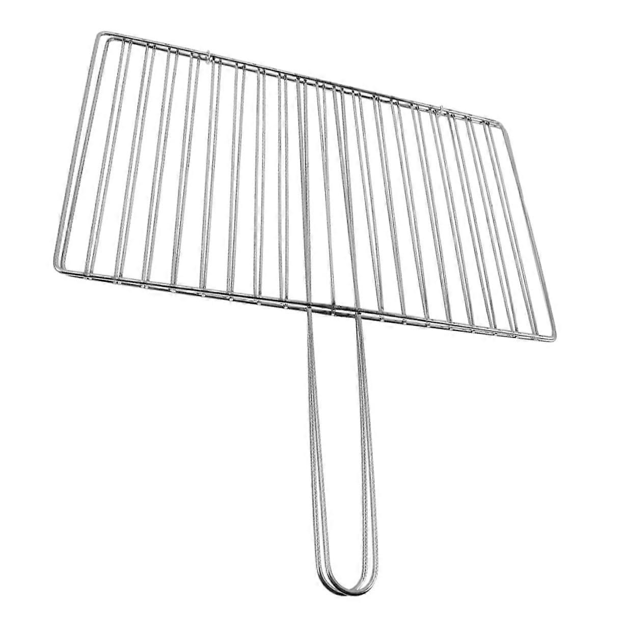 Grill rack for fish and shrimp sturdy stainless steel grill rack with handle suitable for meat vegetables and outdoor grilling