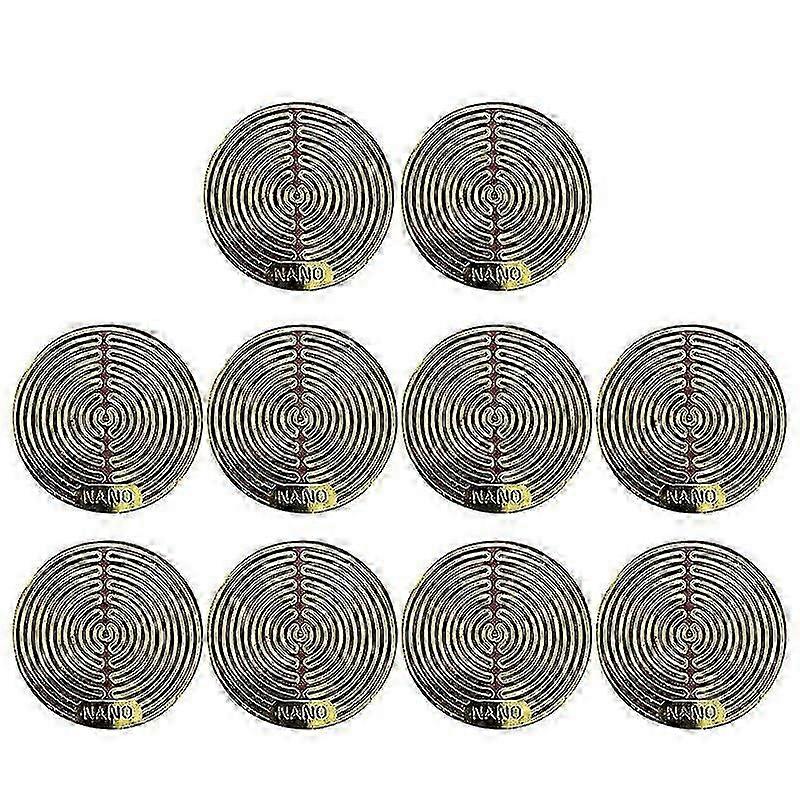 10pcsアンチ放射線プロテクターシールドEMF保護携帯電話ステッカーEmr-e