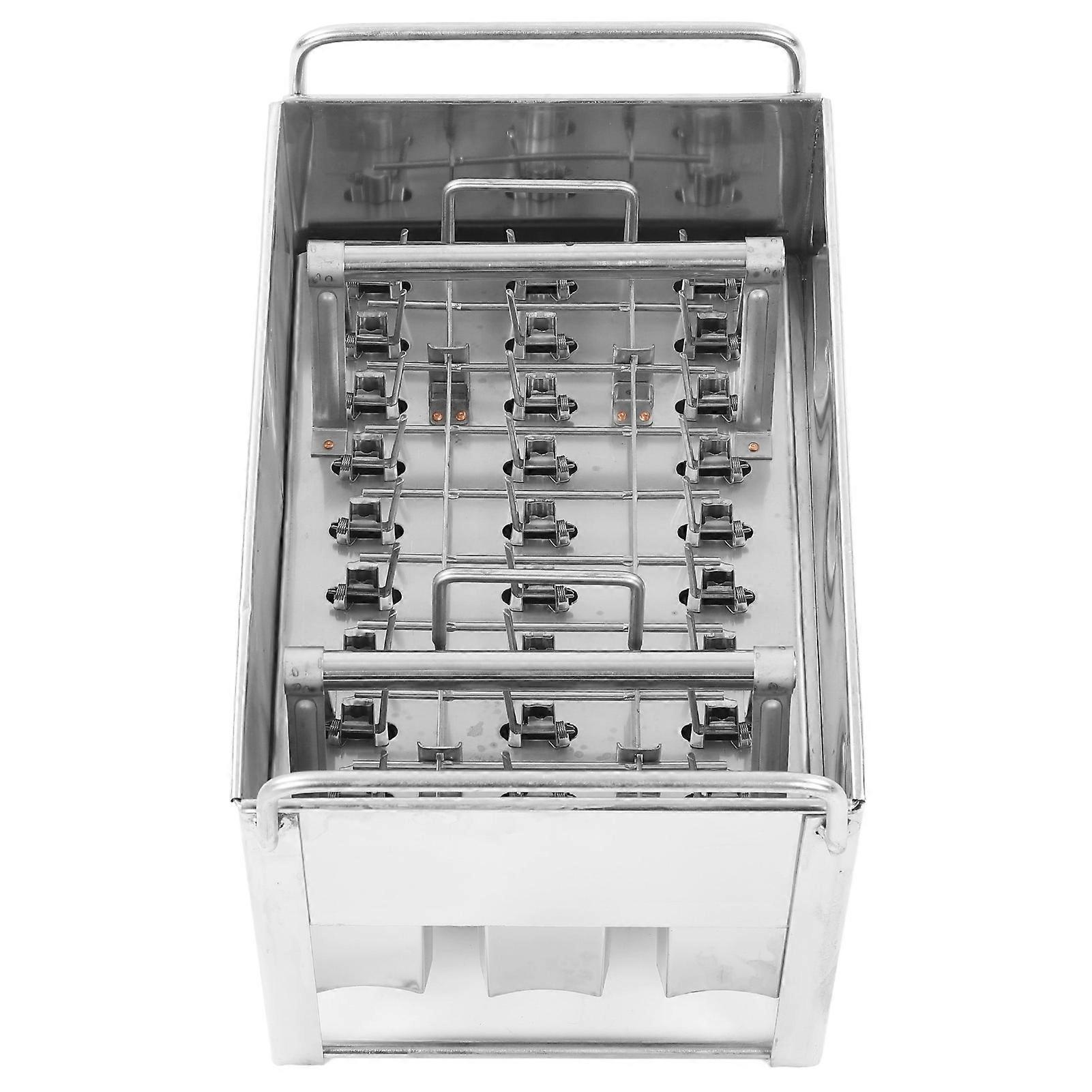 30PCS en acier inoxydable Ice Pop Moules DIY Ice Cream Maker Set