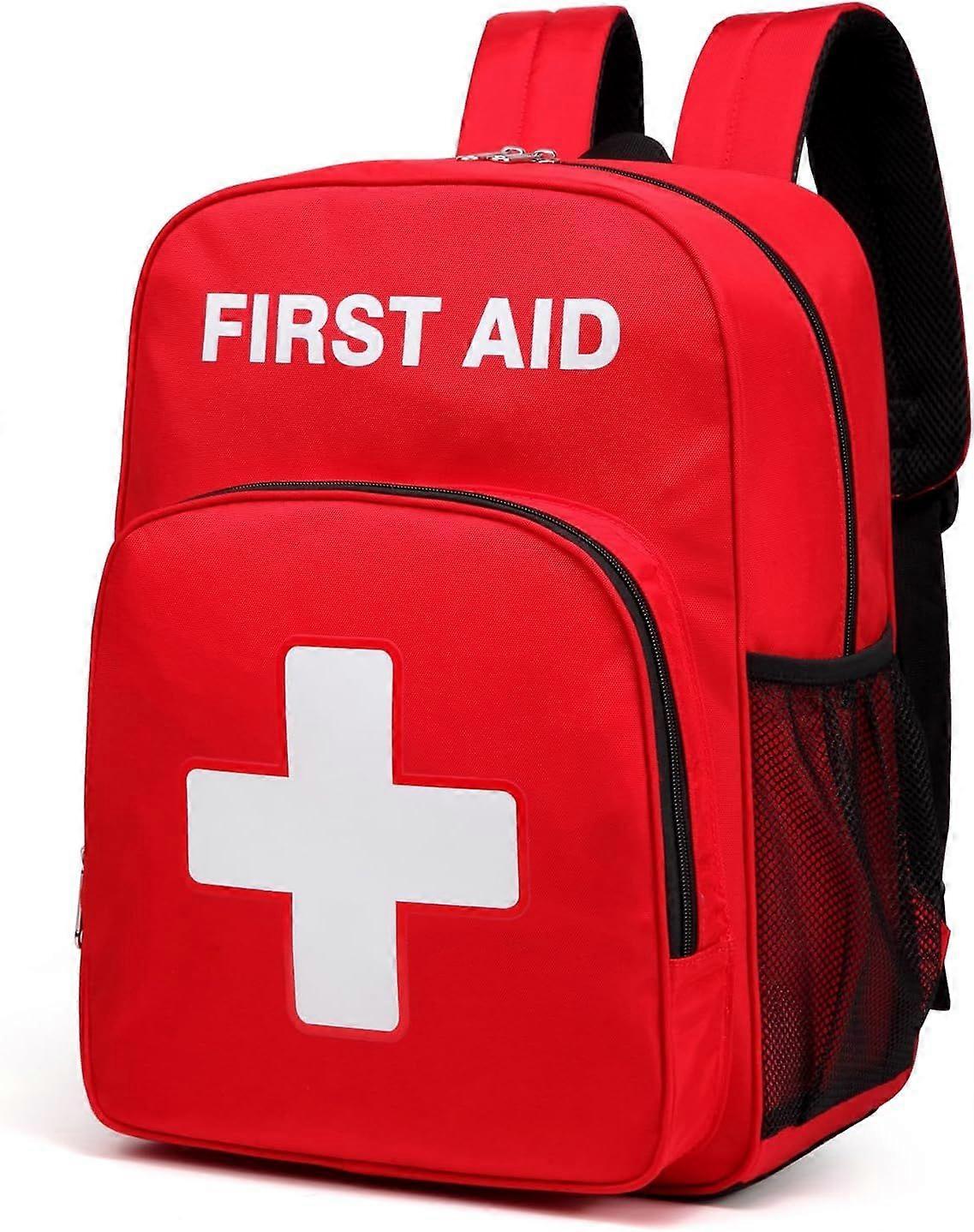 First Aid Backpack Emergency Medical Empty Waterproof Survival First Responder