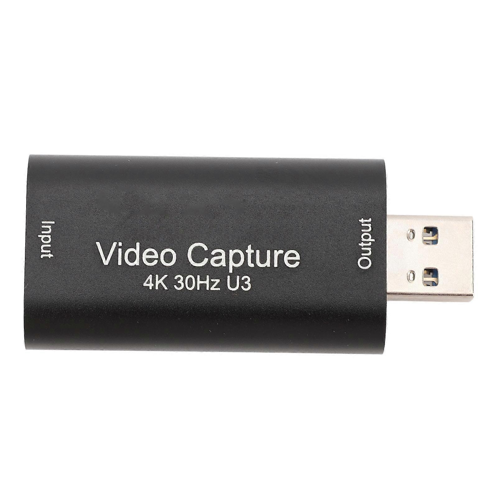 Professional 4K Video Capture Card USB 3.0 for Gaming and Live Streaming, Multi-OS Support