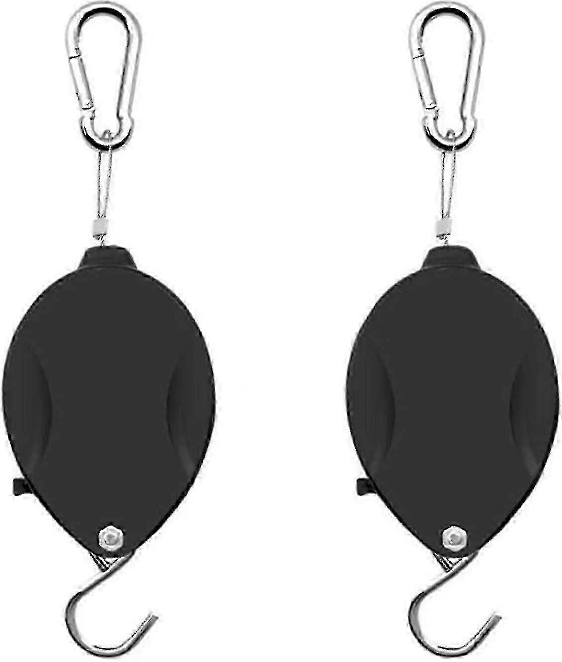 Pack Telescopic Orchid Pot Hanging Hooks - Convenient Retractable Pulley Hook