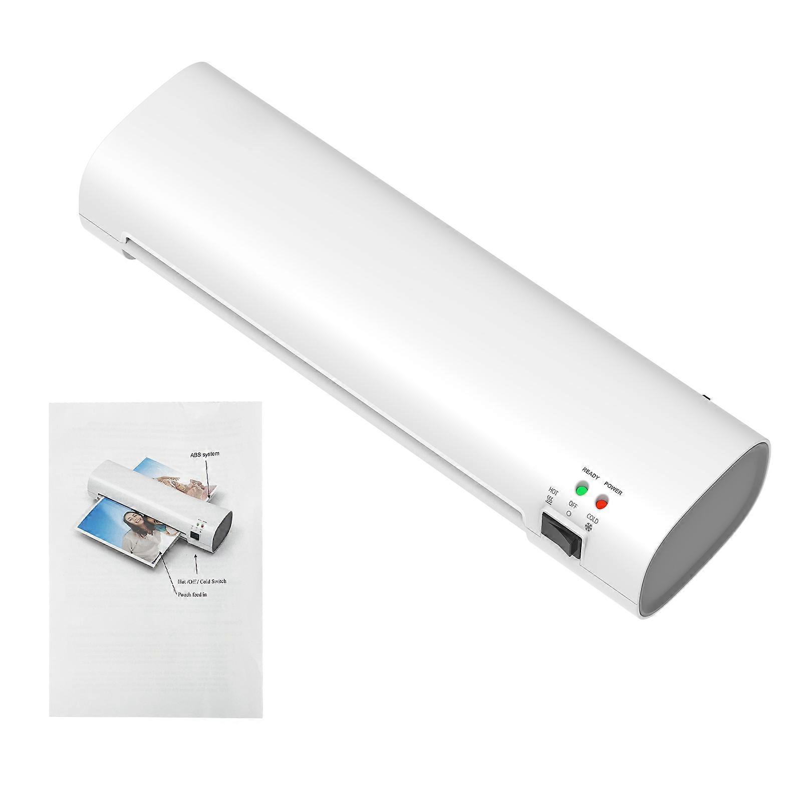 9 Inch A4 Laminating Machine Thermal Hot and Cold Laminator with 2 Roller System 230mm Entry Width Quick Warm-up for Home and Office Use