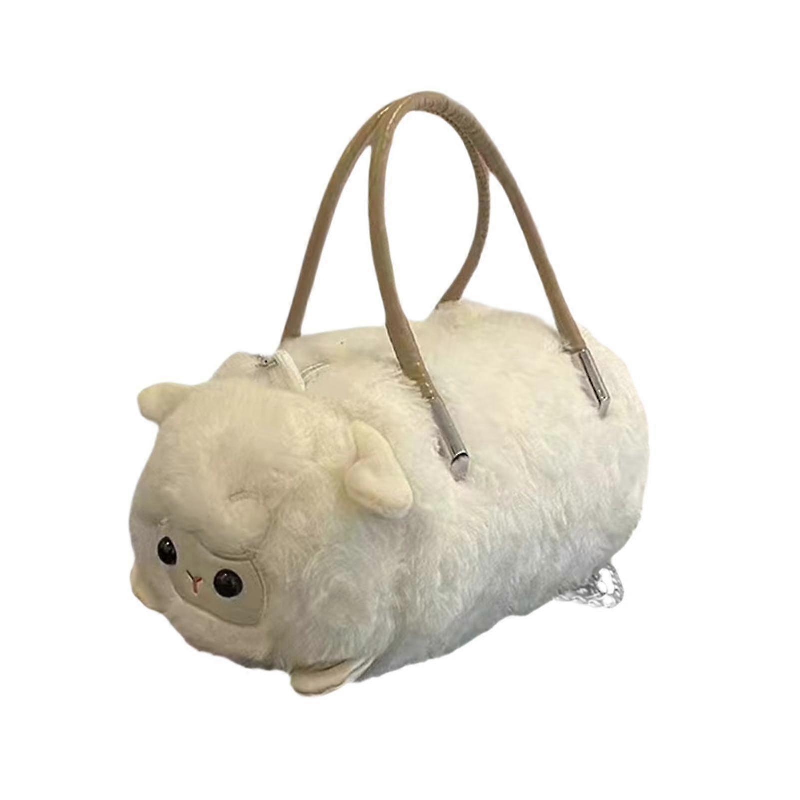 Semplice borsa a tracolla in peluche per signore - Panda Design per regali di compleanno e Natale