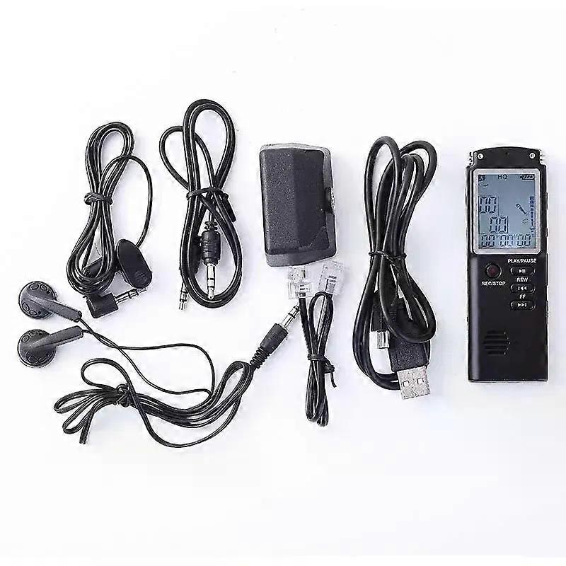 con 16GB/32GB/64GB Voice Recorder USB Professional 96h Dictaphone Noise Reduction Digital Audio Voice Recording with WAV,MP3 Player