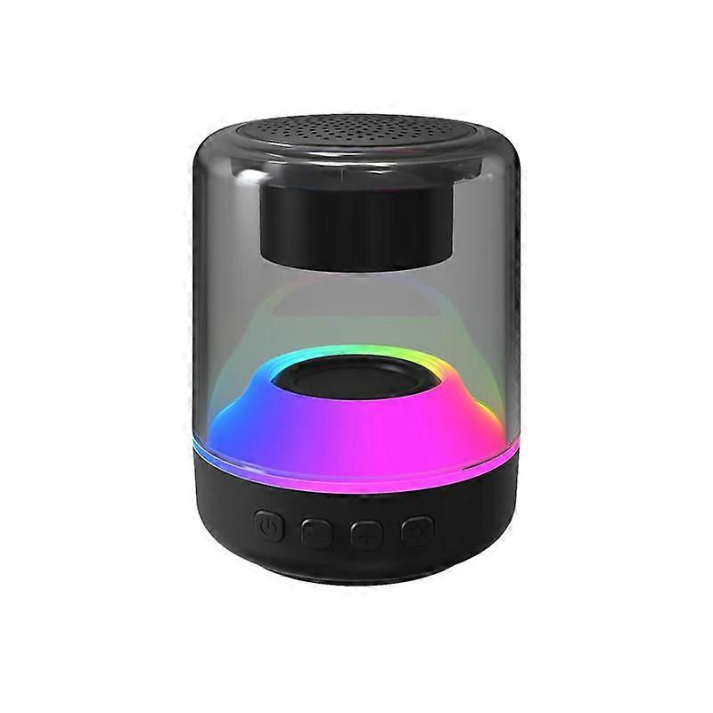 Heavy Bass Seven Color Small Speaker High Fidelity Surround Sound Bluetooth Speaker Car Mounted Desktop Computer Gaming Atmosphere Light New