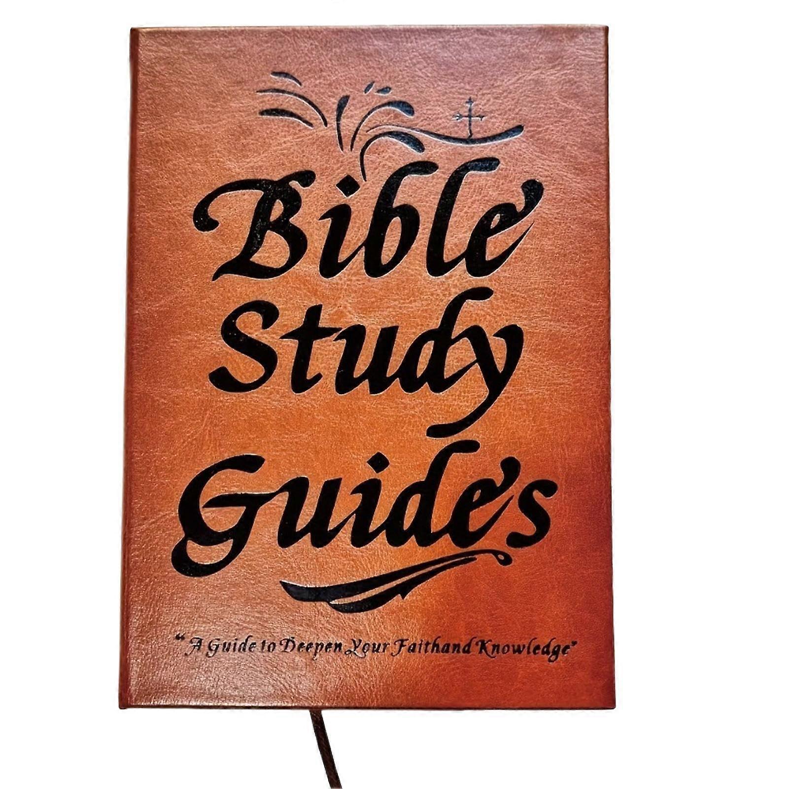 Bible Study Guide with Devotional Journal and Daily Workbook for Spiritual Growth and Reflection
