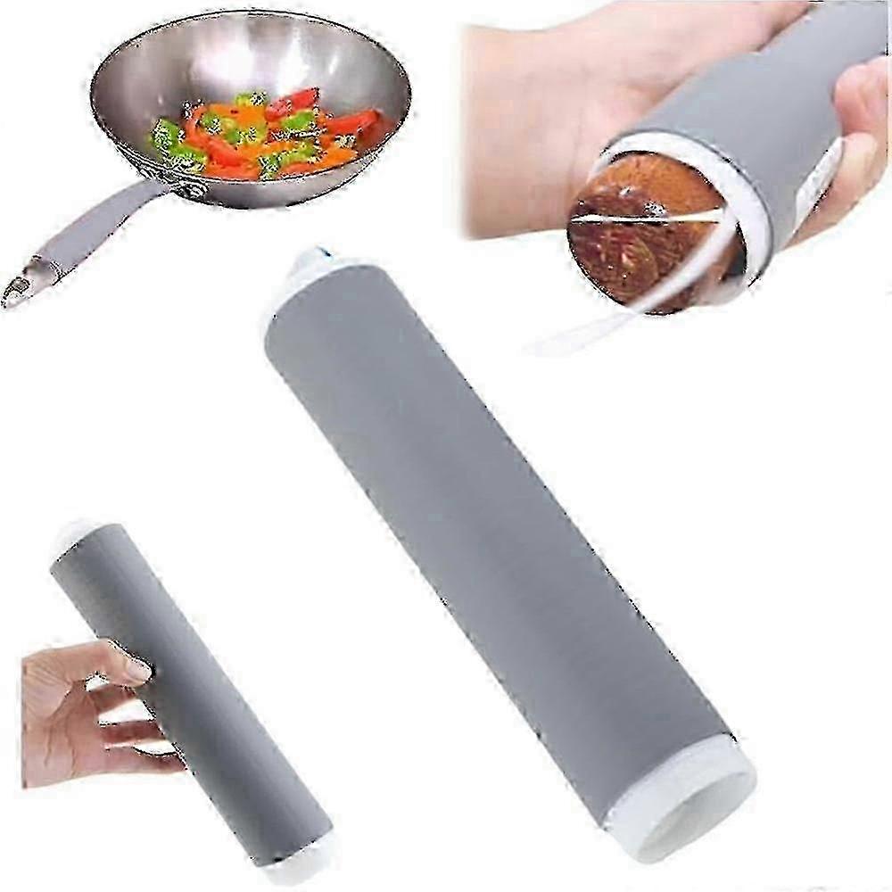 1/2 Stücke Silikon Pfanne Griff Abdeckung Wärmeisolierung Griff Hülse - 2 Stück-Medium