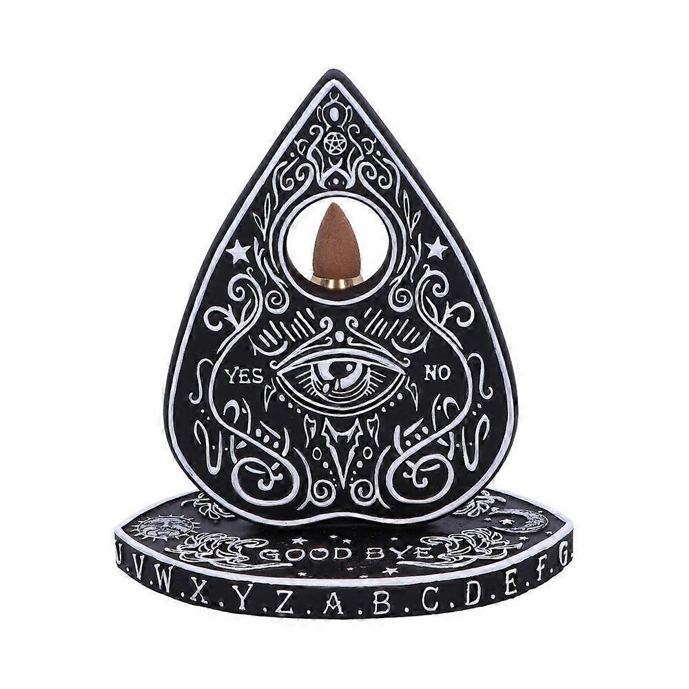 Black And White Spirit Board Planchette Backflow Incense Burner 15cm