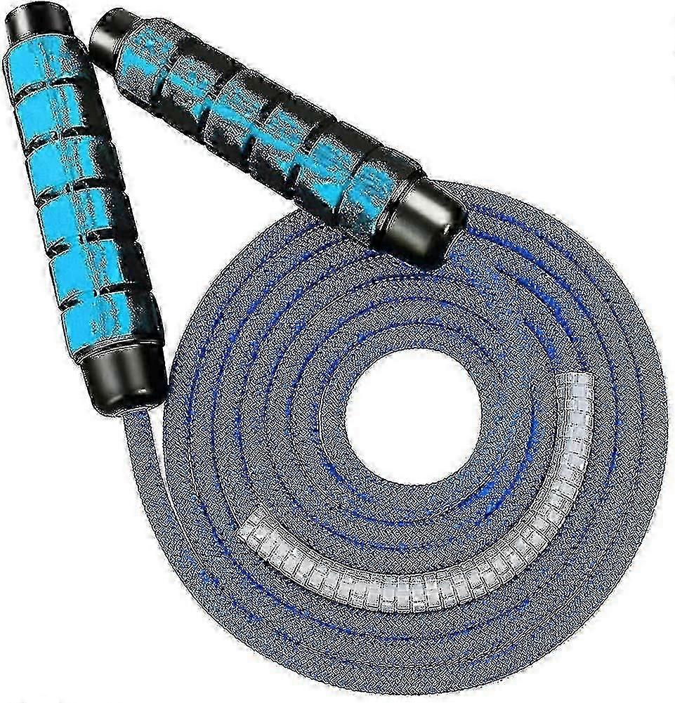 Cotton Jump Rope Adjustable Premium Heavy Duty Jump Rope With Ball Bearings Non-slip