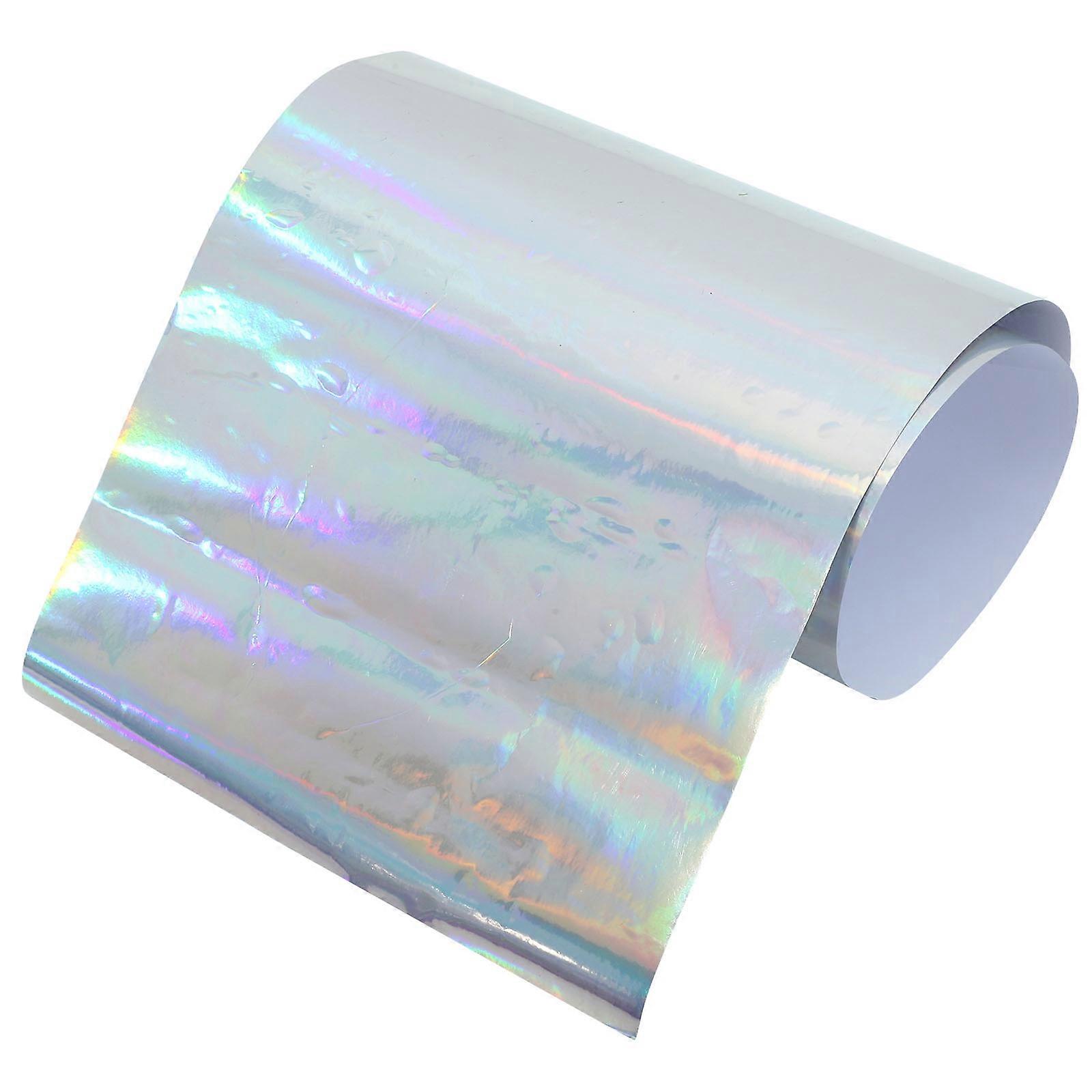 Holographic Vinyl Roll Self Adhesive Decal Material for Auto Decoration, Crafts, DIY Projects Colorful Cuttable Film for Custom Patterns
