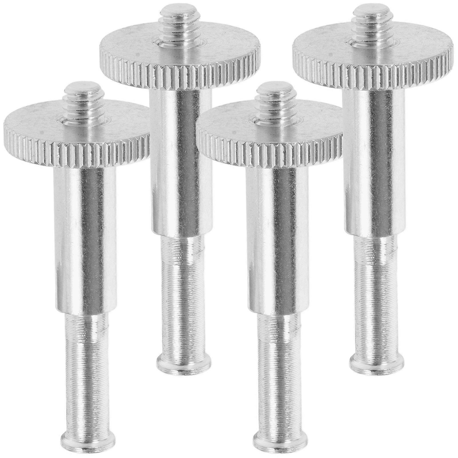 4pcs Mic Stand Thread Conversion Adapter Connector for Microphone Stands – Durable and Stable Screw Adapter for Professional and Personal Use
