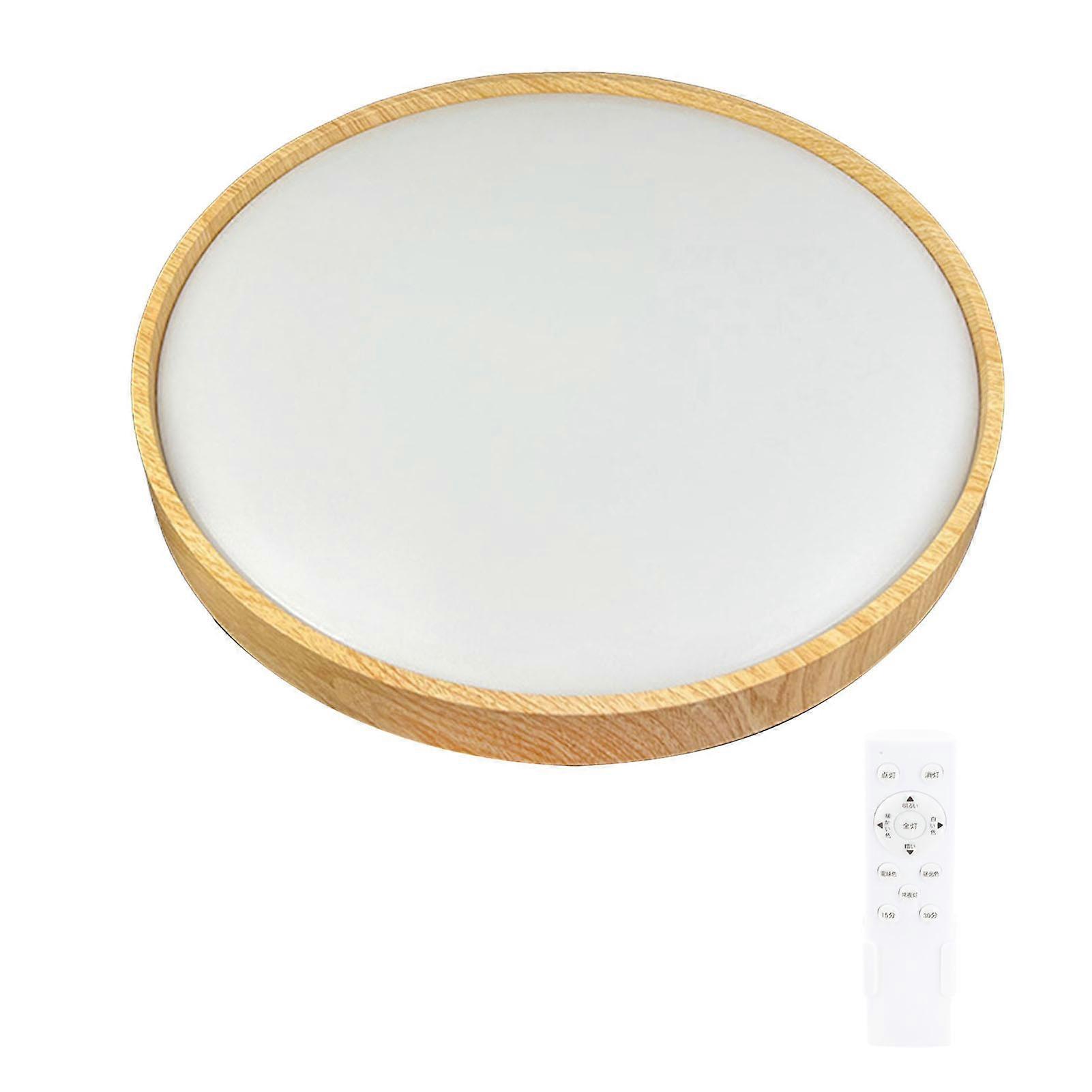 Dimmable LED ceiling light from 2700K to 6500K, modern round design, with remote control, ideal for bedroom, hallway or balcony, 30W (330mm diameter).