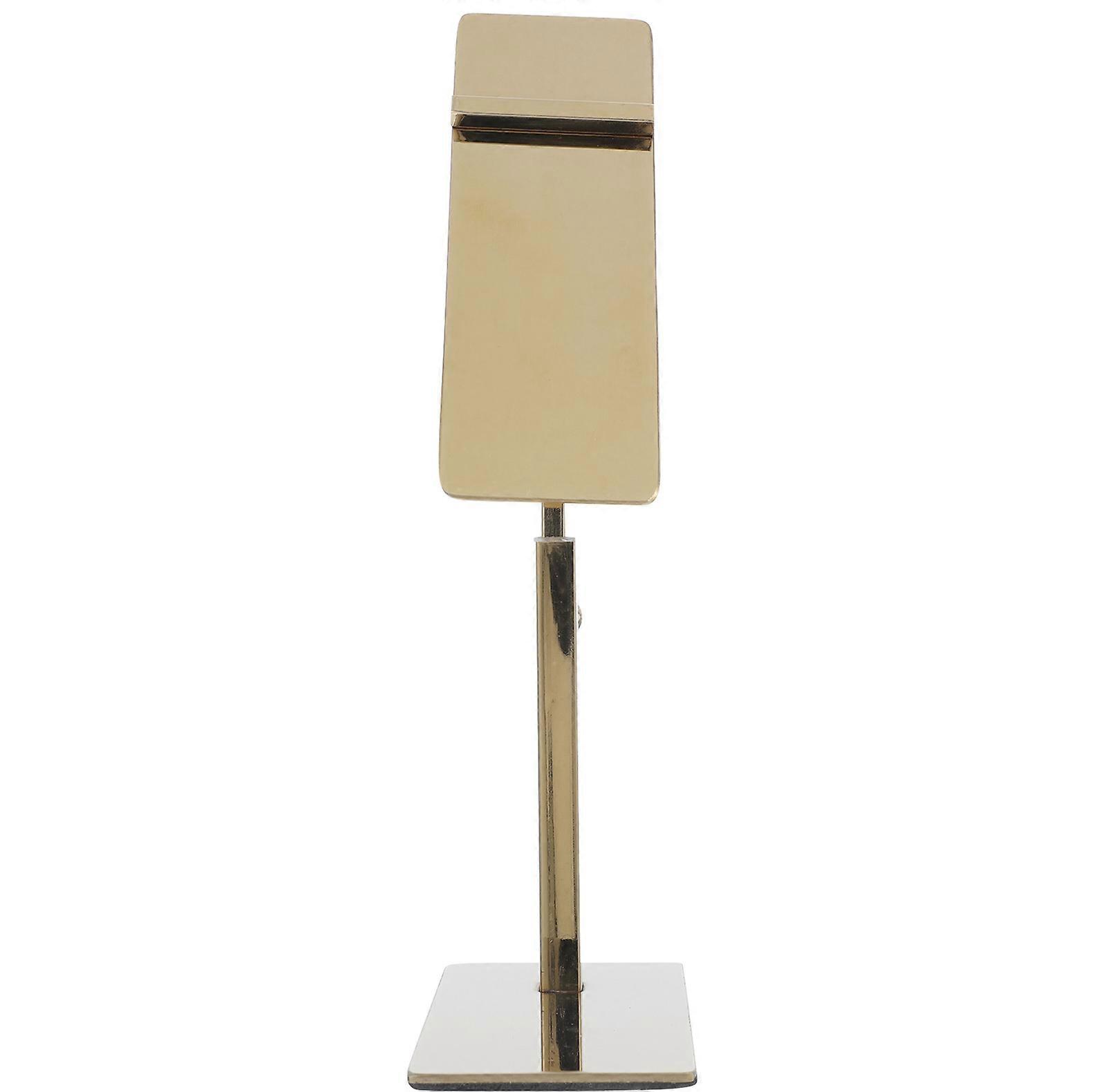 Display Height Stand Adjustable Shoe Display Rack For Home Use Golden 25.00X10.00X6.00CM Easy Assembly 1Set