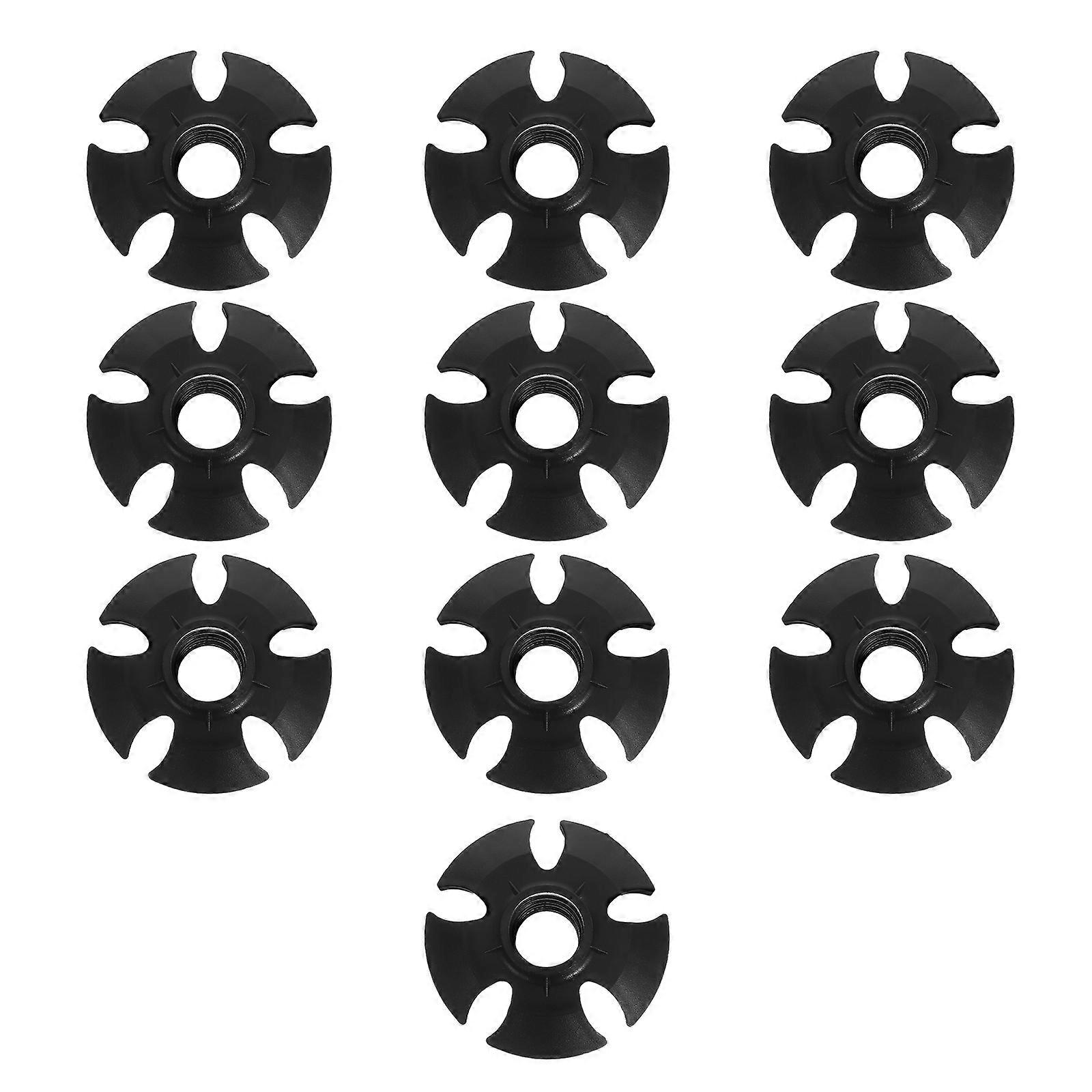 10pcs Lightweight Trekking Pole Tips with Slip Baskets and Mud Protectors for Hiking Sticks – Durable Accessories for Winter Hiking and Snowy Trails