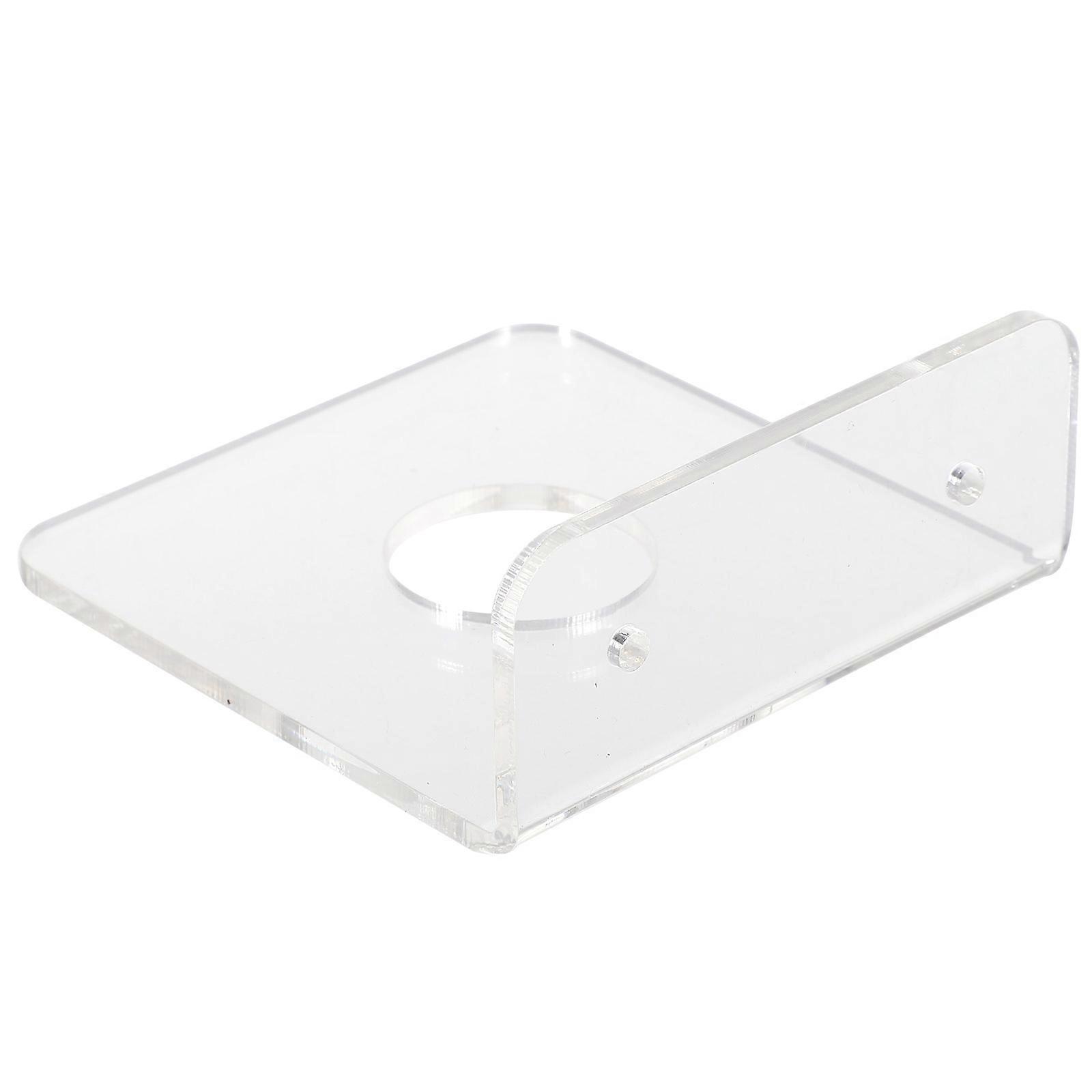 Acrylic Baseball Display Stand Wall Mounted Sports Ball Holder Elegant Design Home Office Garage Organization Prevents Ball