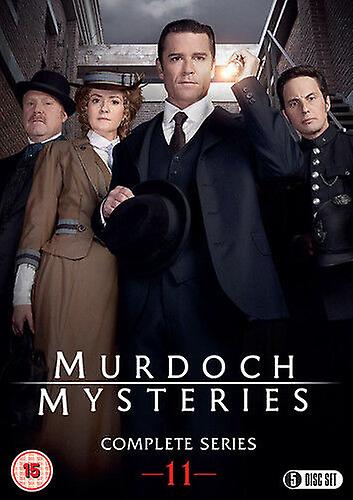Murdoch Mysteries Complete Series 11 DVD (2018) Yannick Bisson cert 15 5 discs - Region 2