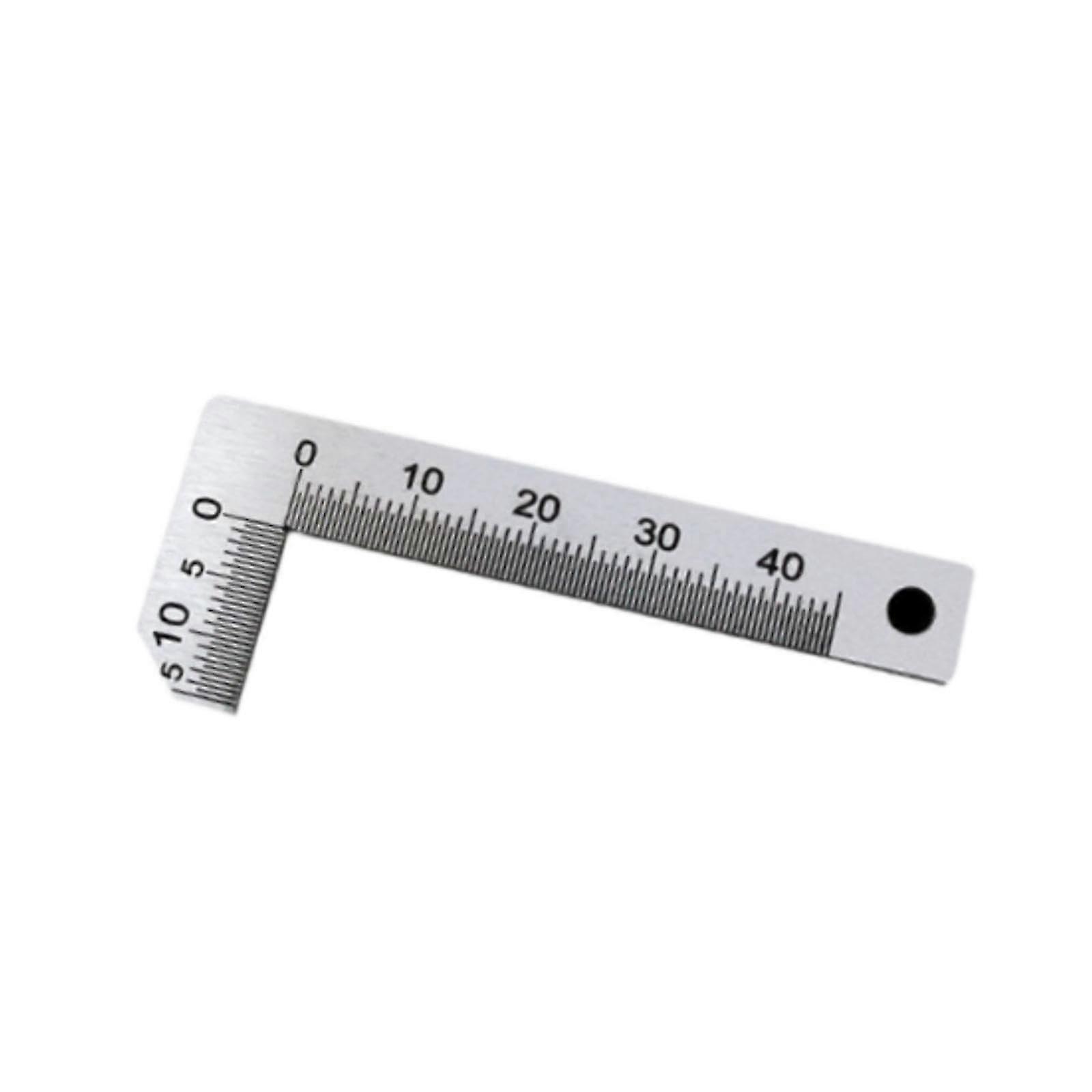 Metal Square Bevel Ruler - Precision Measuring Tool for Carpenters, Engineers, and DIY Enthusiasts