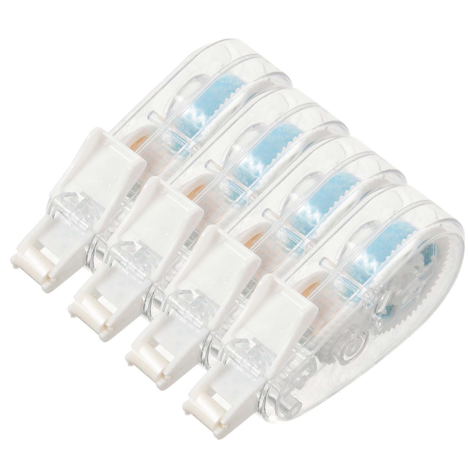 Double Sided Tape for Crafts Roller Adhesive Cuttable 7x3cm Transparent 4Pcs